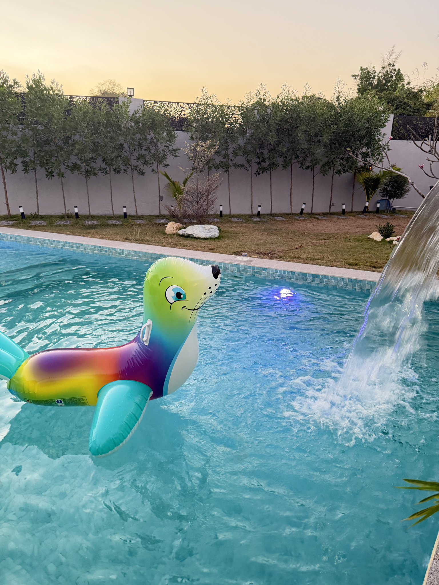 Villa pool view